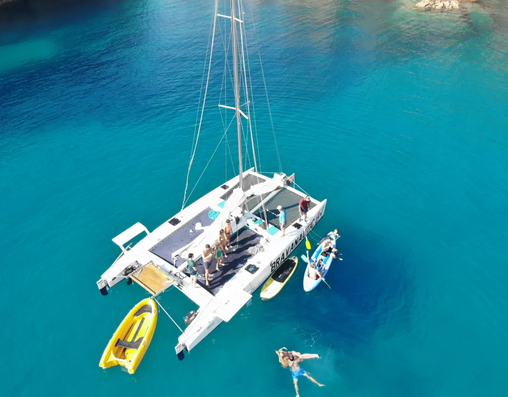 Catamaran en Platja d'Aro (Costa Brava)